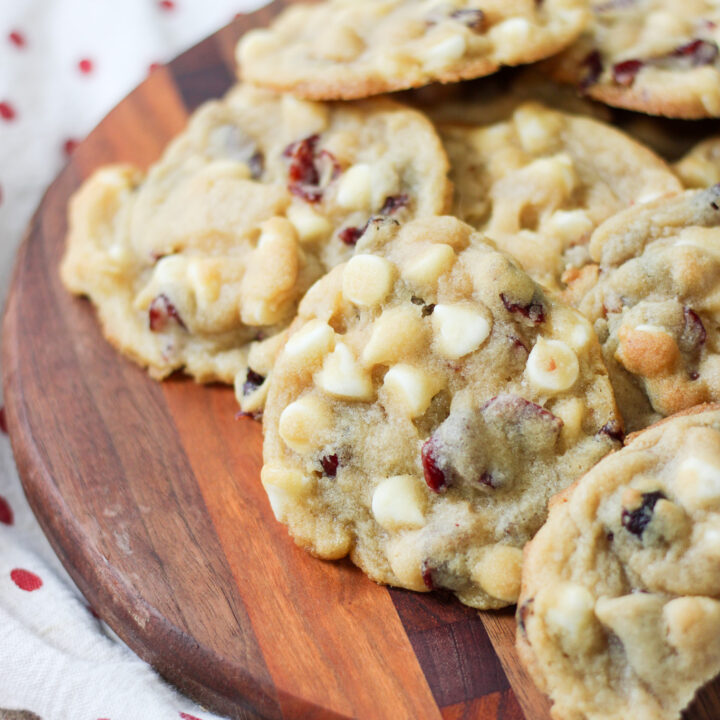 Cranberry White Chocolate Chip Cookies
