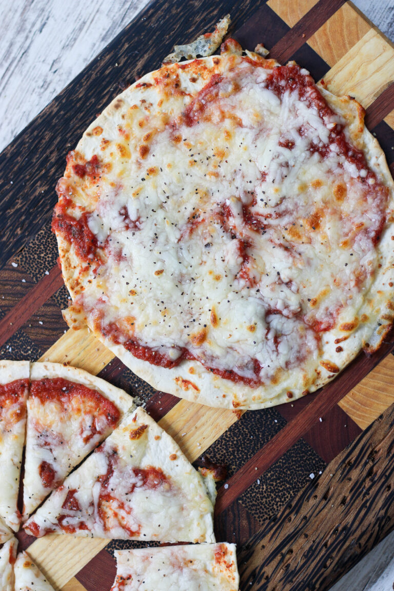 Letting Your Toddler Make Their Own Flat Pizzas