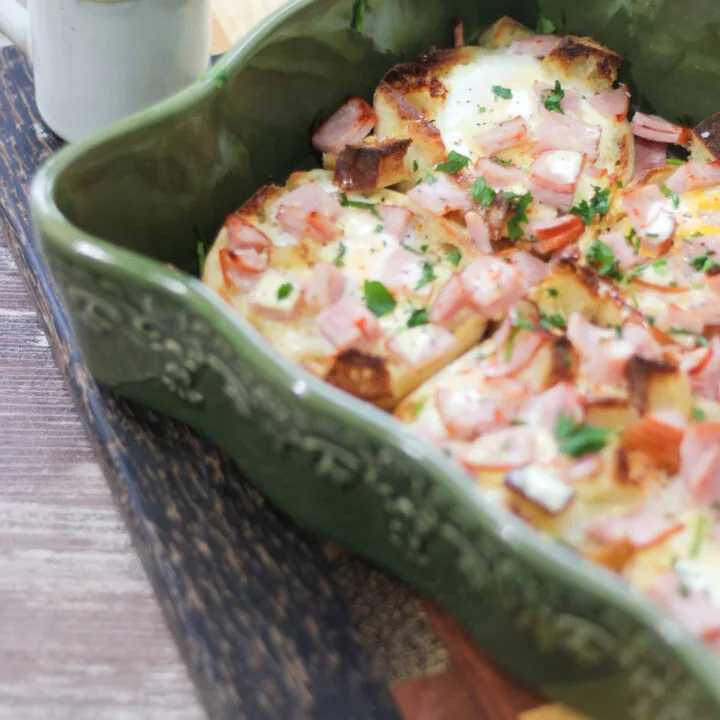 Easy Eggs Benedict Casserole
