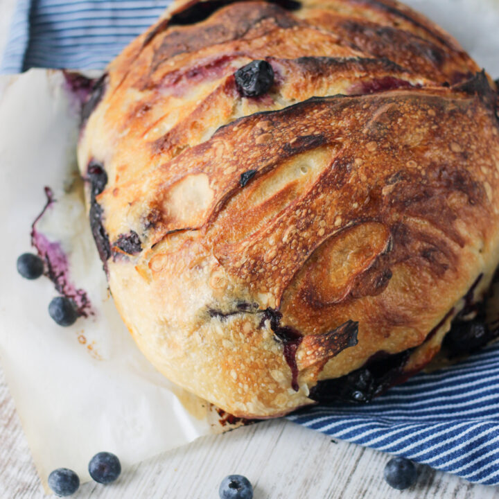 Lemon Blueberry Sourdough Loaf