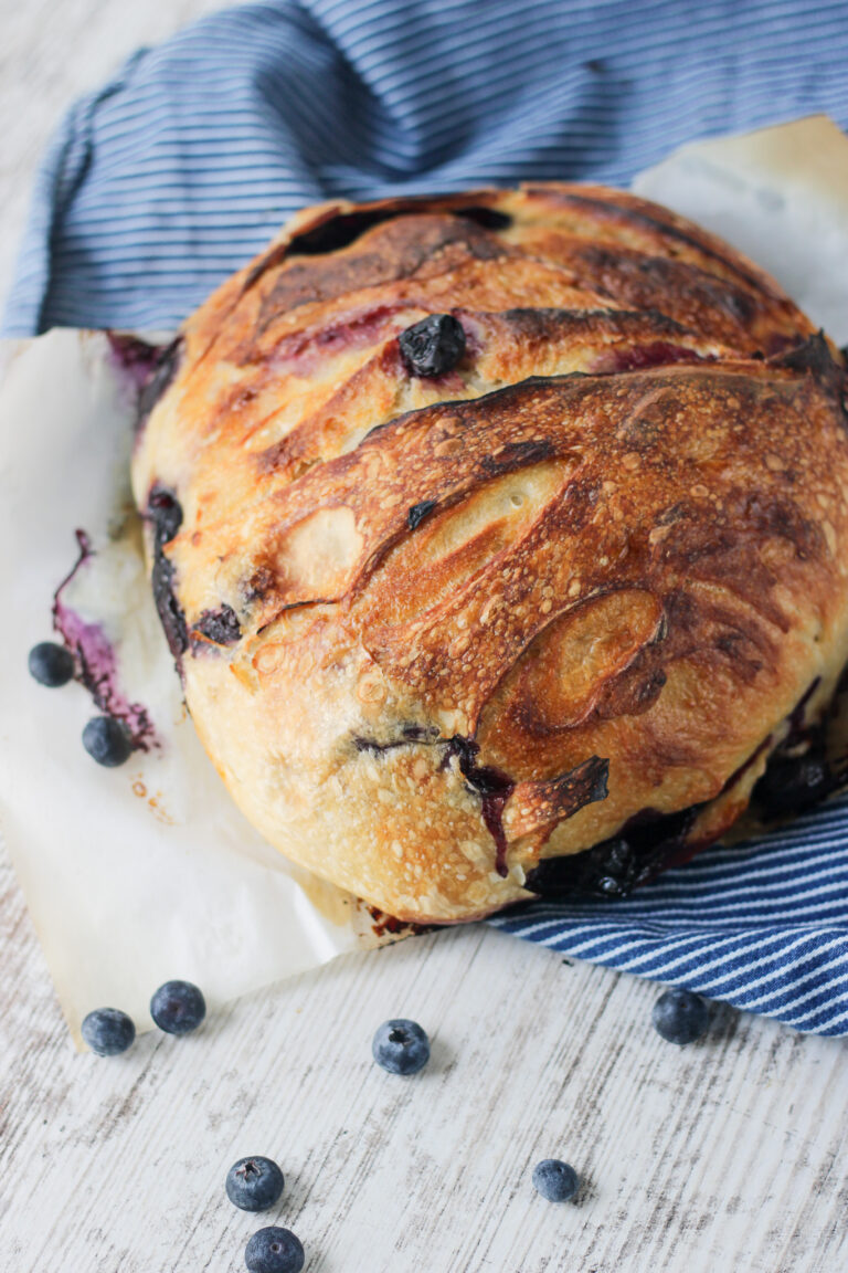Lemon Blueberry Sourdough Loaf