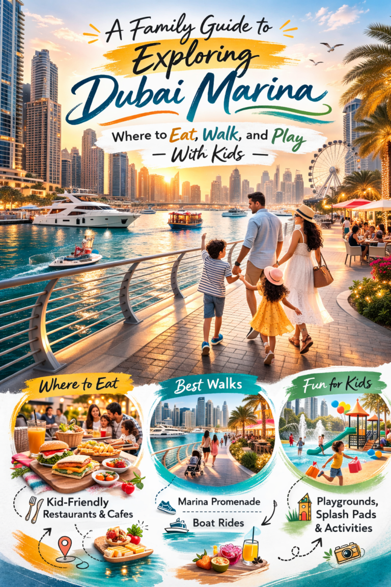 A Family Guide to Exploring Dubai Marina: Where to Eat, Walk, and Play With Kids