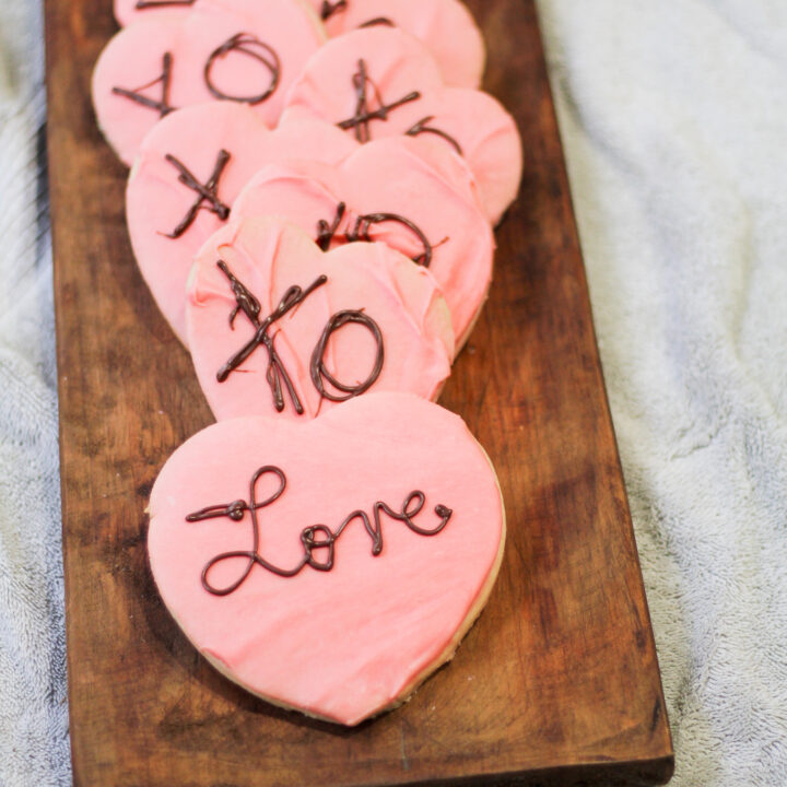 Valentine Sugar Cookies - No Spread No Chill