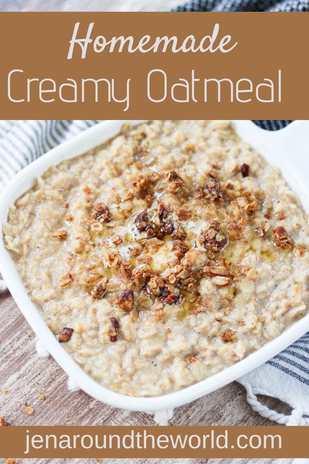 homemade creamy oatmeal