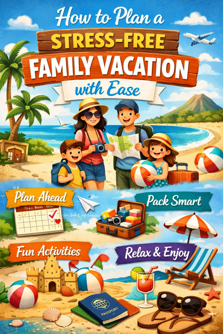How to Plan a Stress-Free Family Vacation: A Step-by-Step Guide