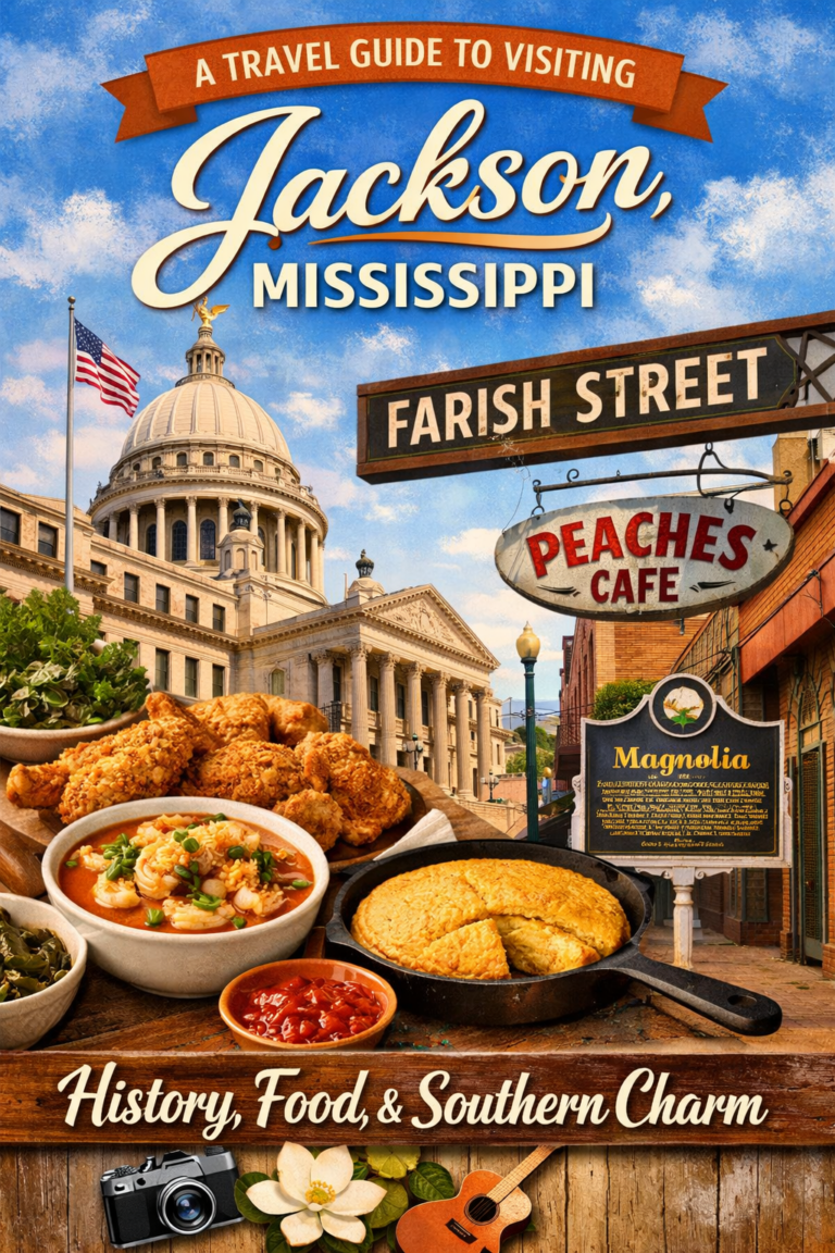 A Travel Guide to Visiting Jackson, Mississippi: History, Food, and Southern Charm