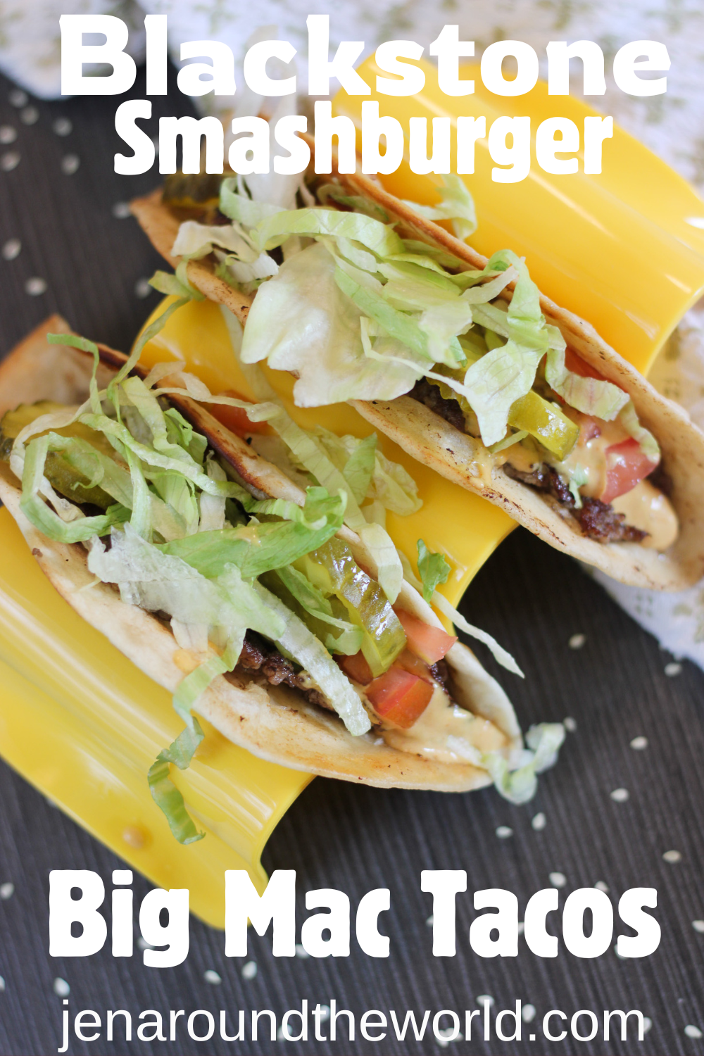 Blackstone Smashburger Big Mac Tacos