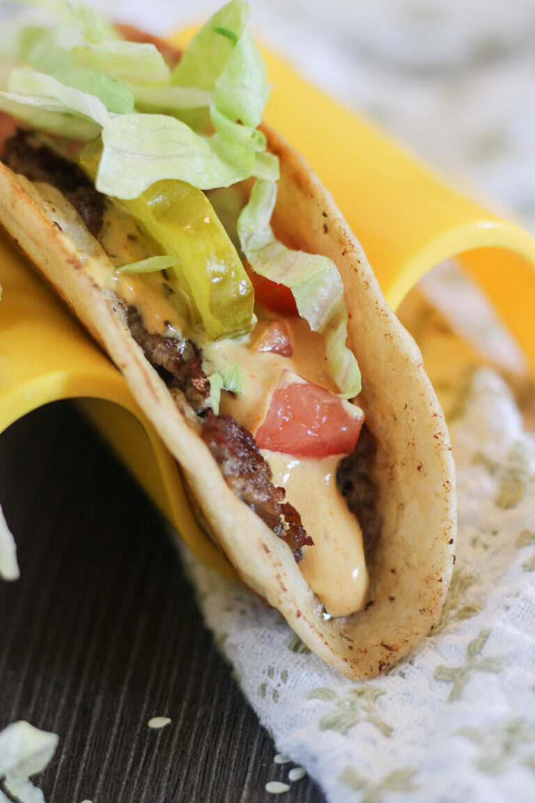 Blackstone Smashburger Big Mac Tacos