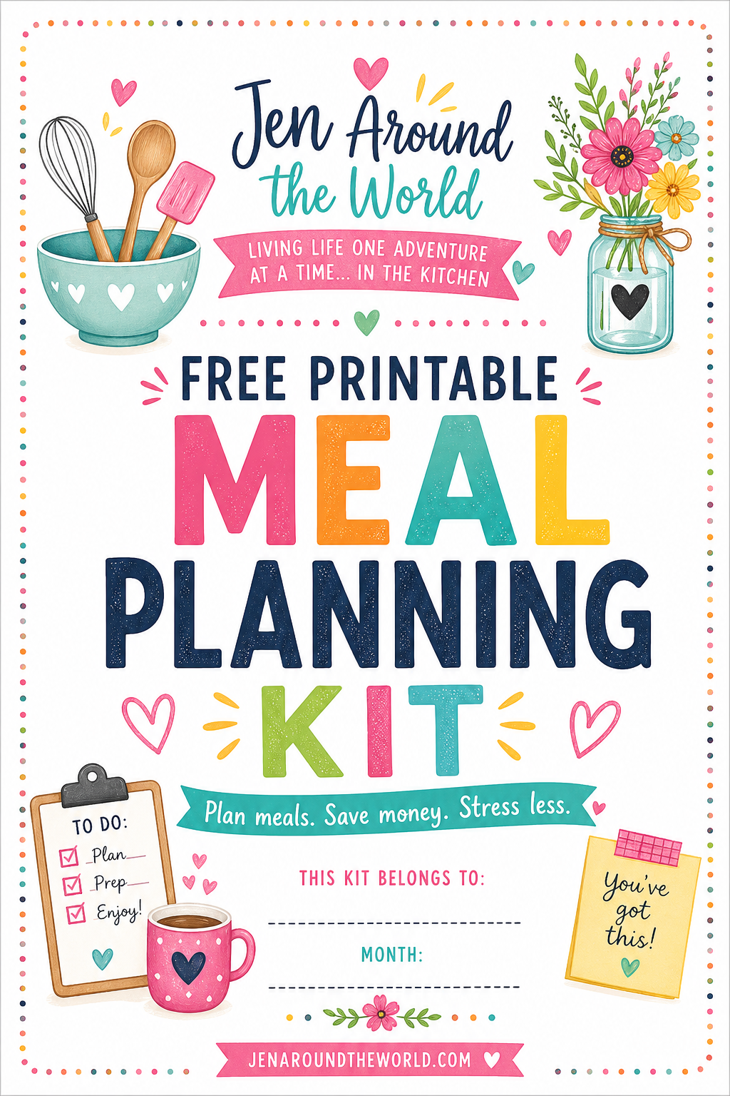 free meal planning kit