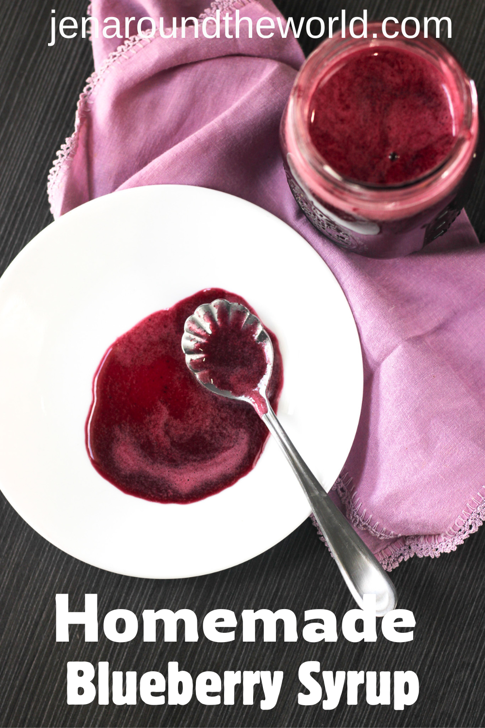 homemade blueberry syrup