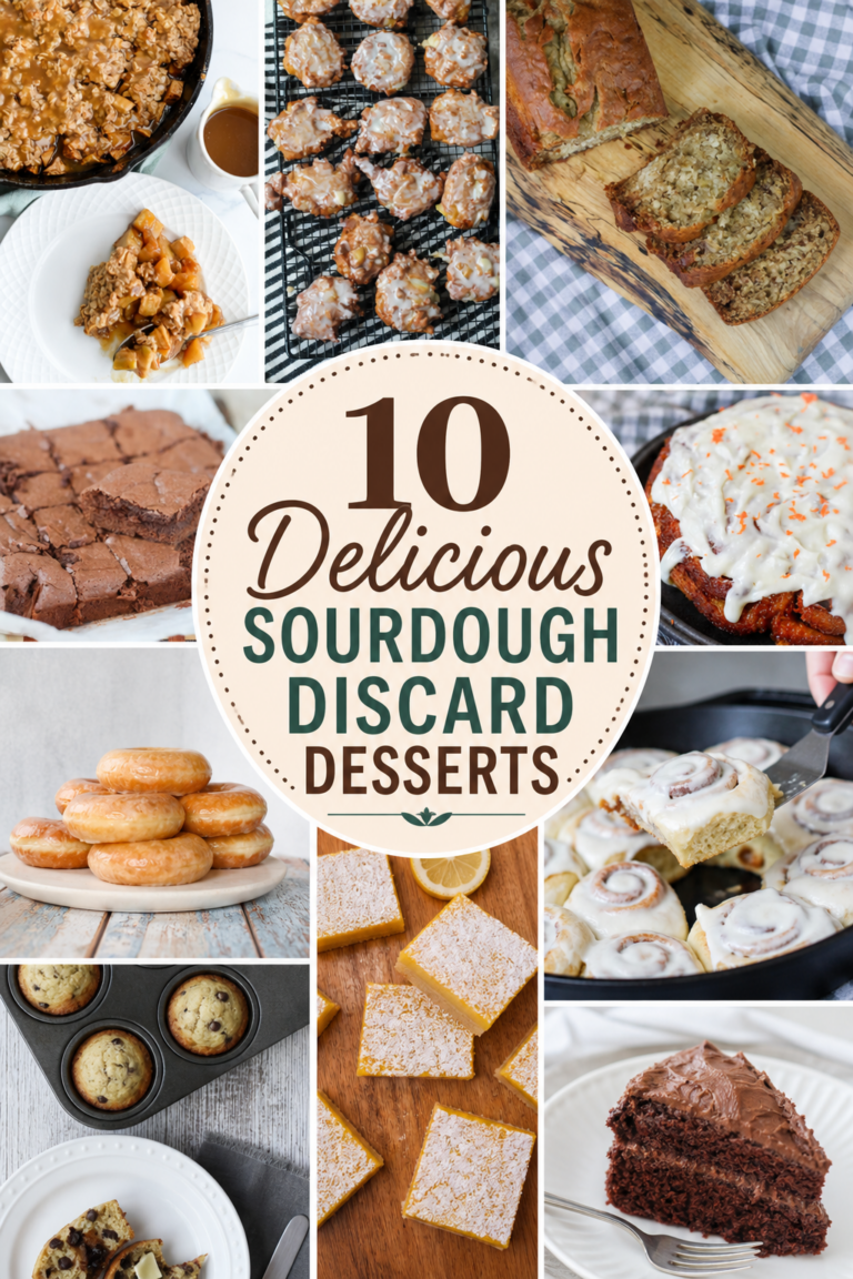 sourdough discard desserts