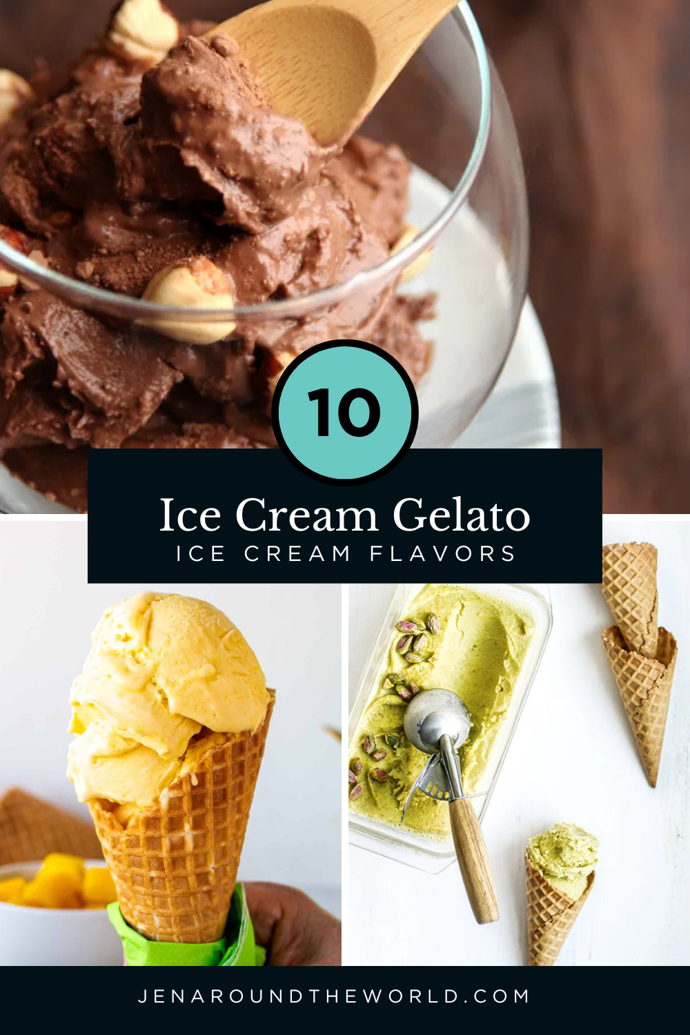 Italian Ice Cream Gelato Flavors