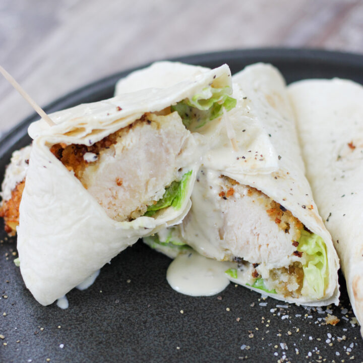 Chicken Caesar Salad Wrap