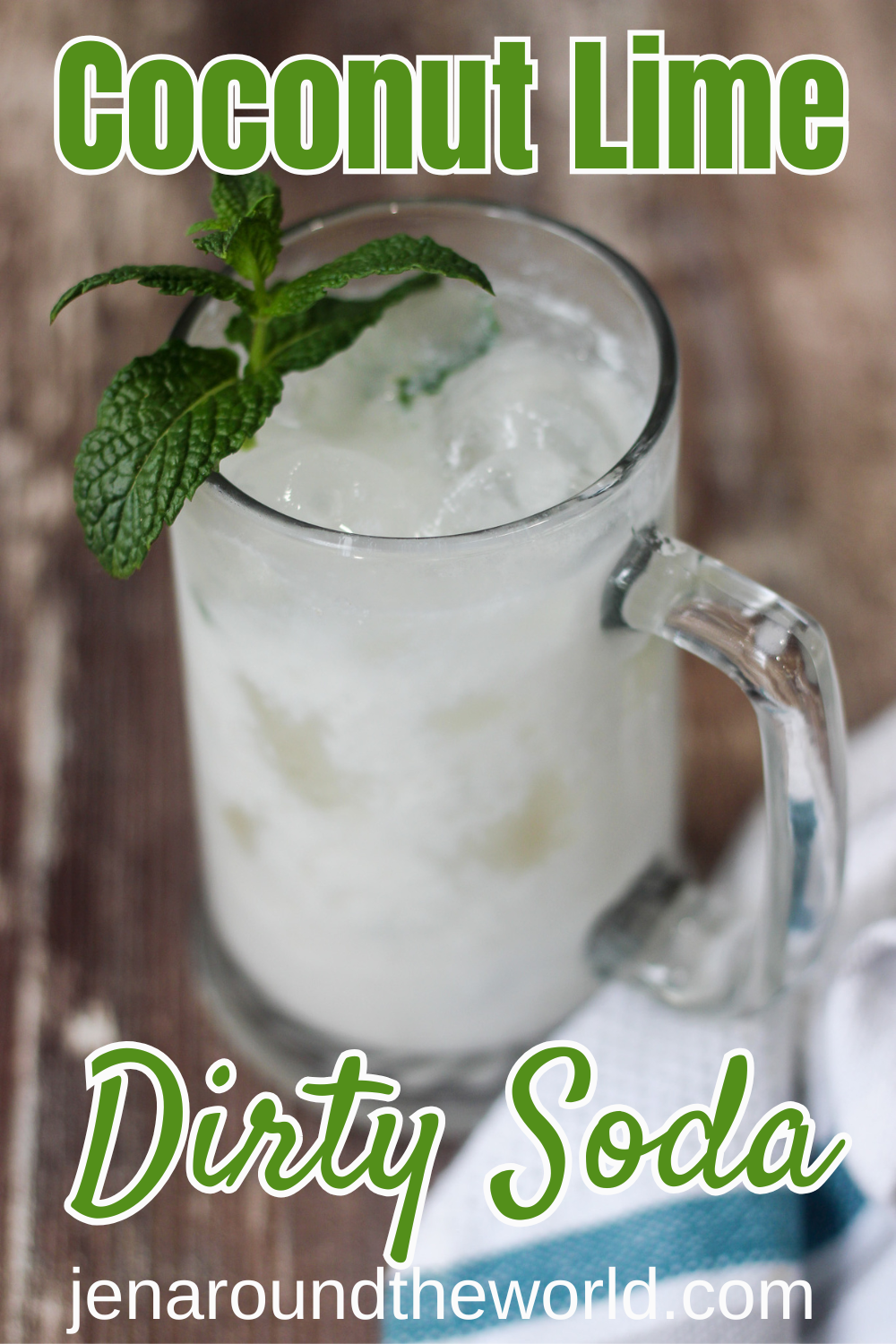 coconut lime dirty soda
