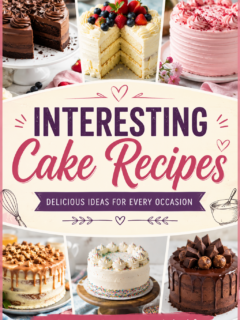 interesting cake recipes