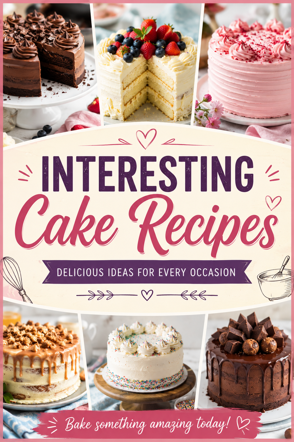 interesting cake recipes