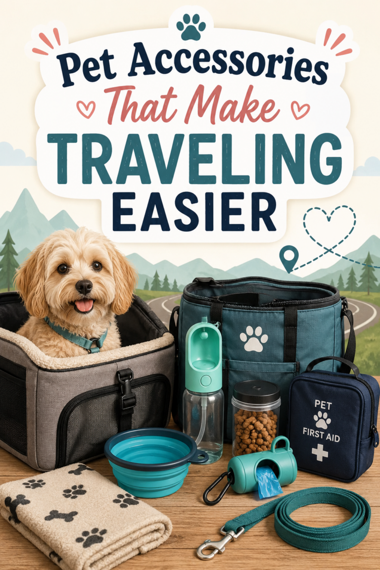 pet accessories that make traveling easier