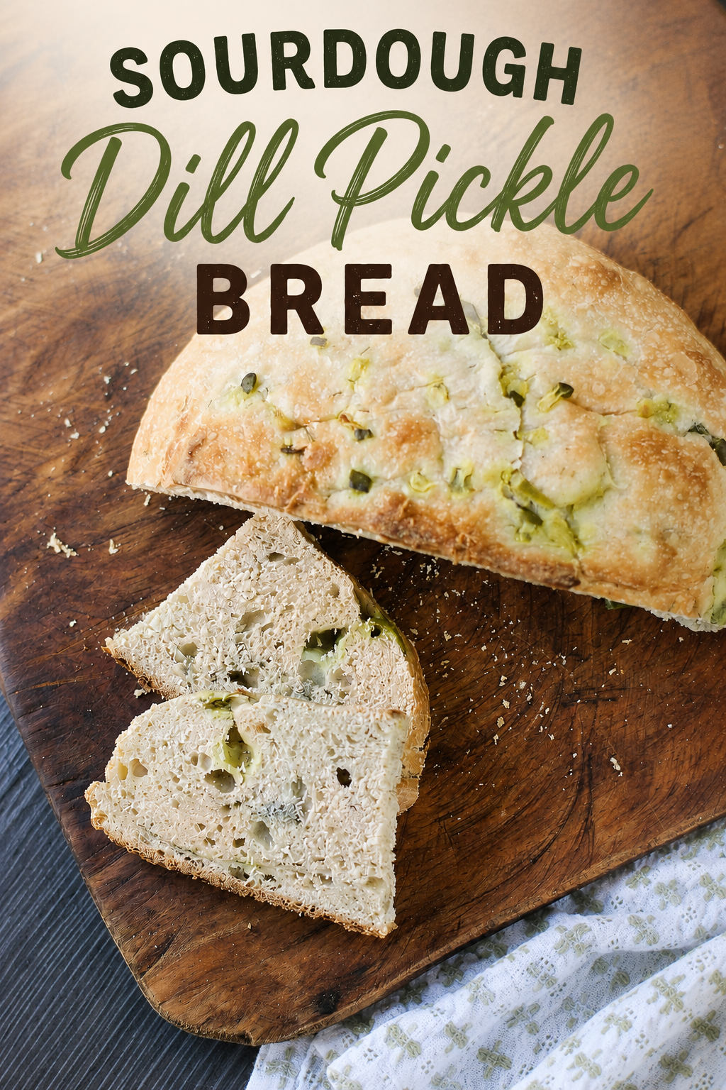 sourdough dill pickle bread