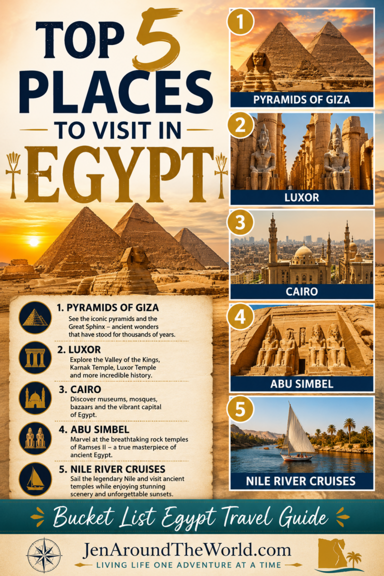 Top 5 Places to Visit in Egypt