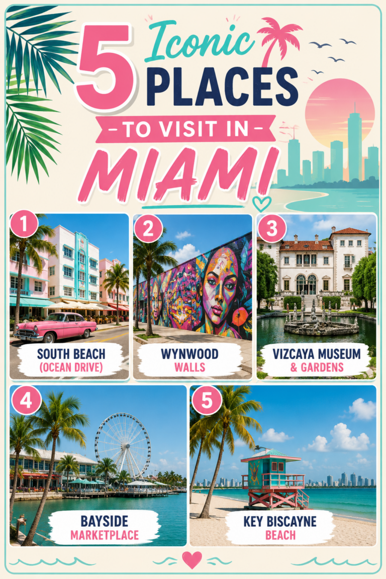 5 Iconic Places to Visit in Miami