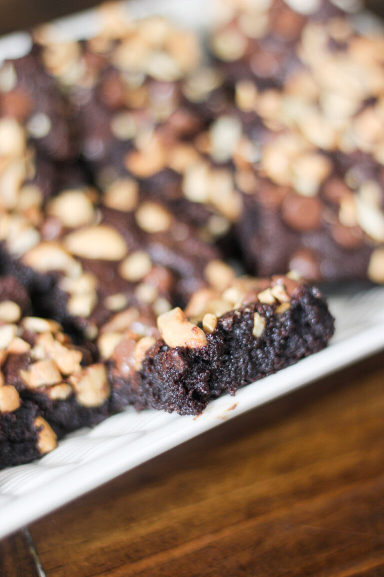 Chocolate Cashew Brownies