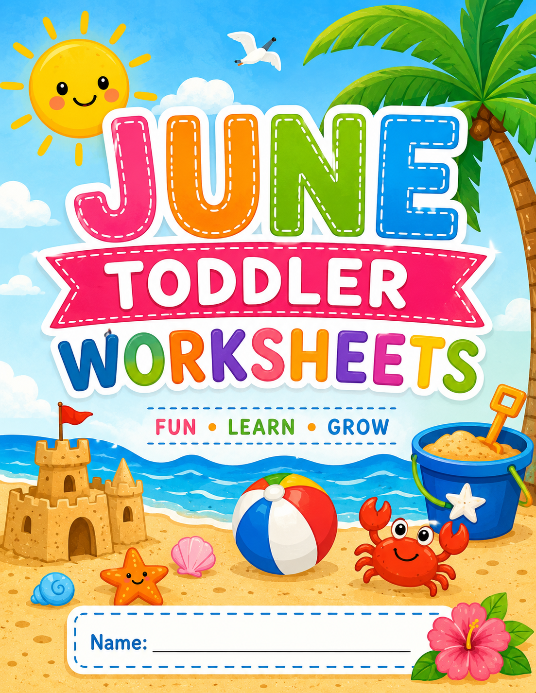 june toddler worksheets
