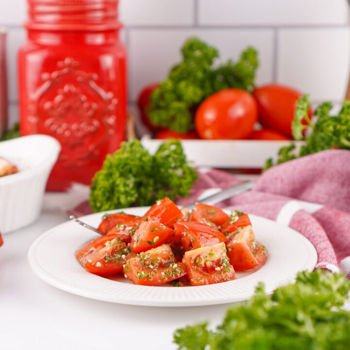 Easy Marinated Tomatoes