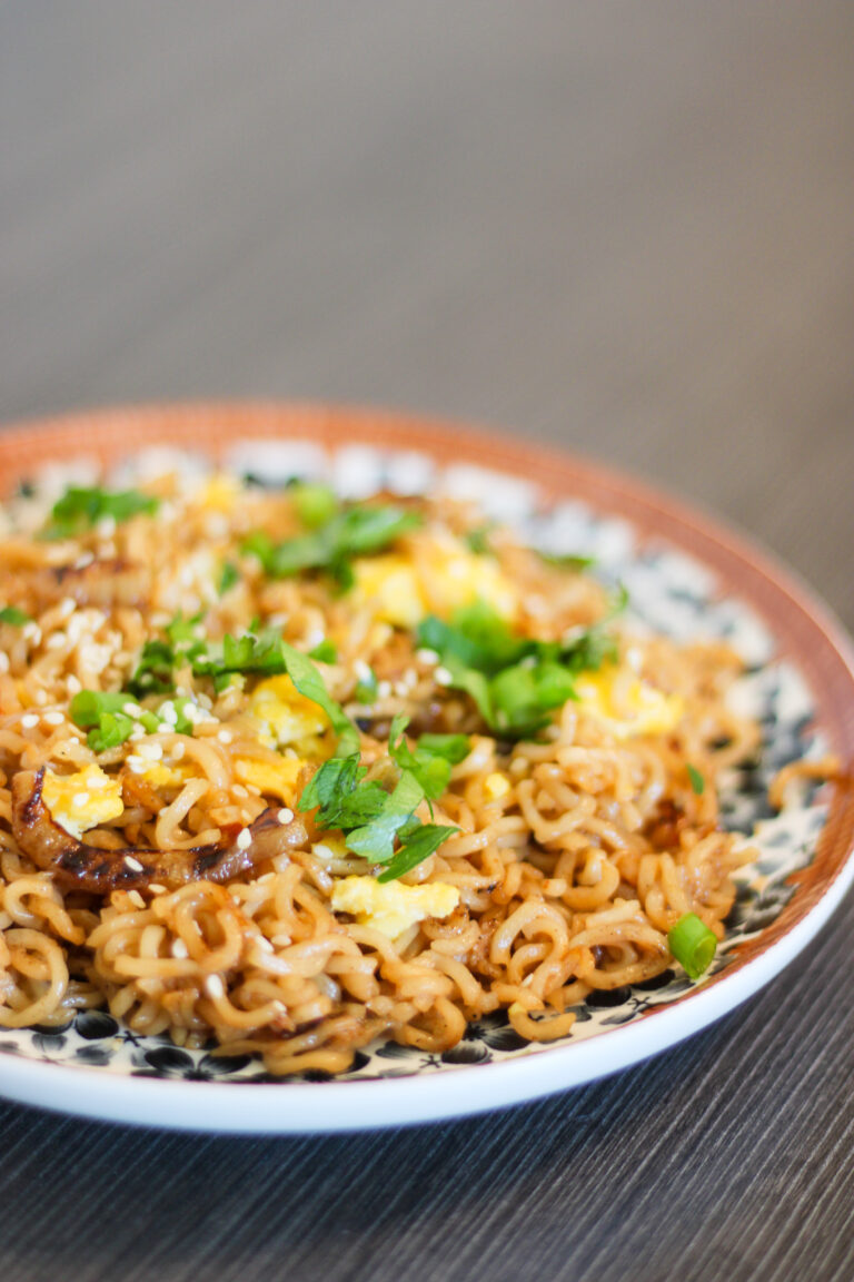 How to Make Blackstone Ramen (Chicken Ramen Fried Rice Style)