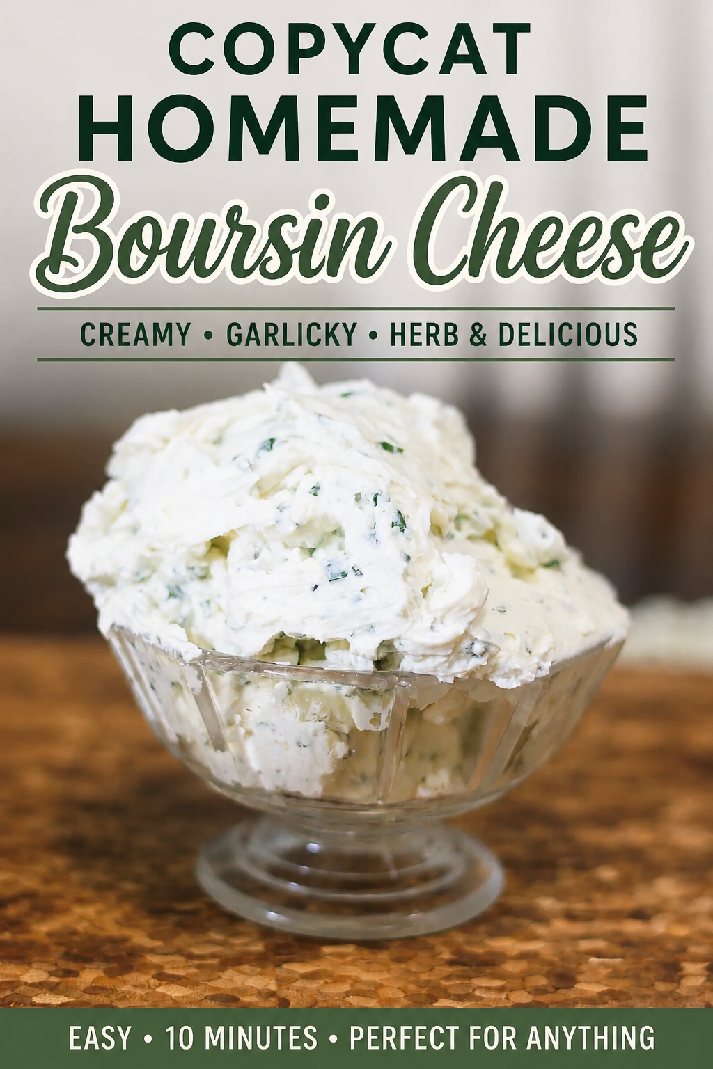 copycat homemade boursin cheese
