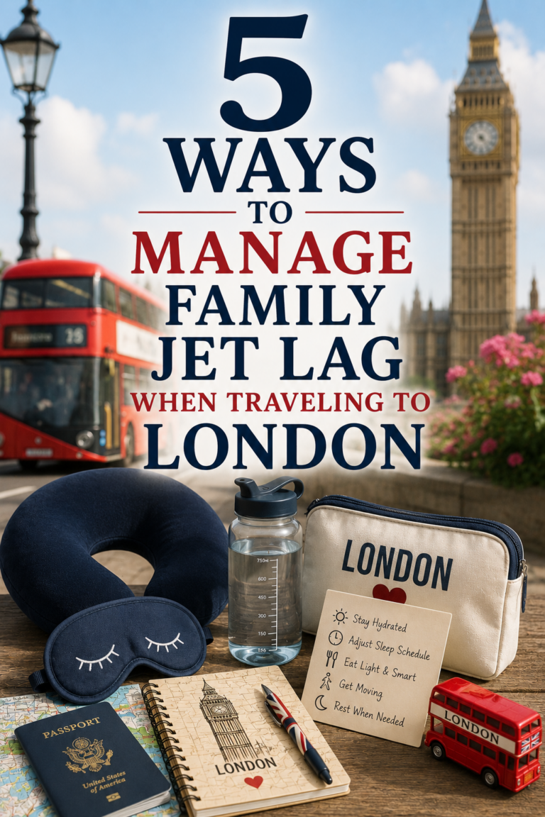 5 Ways To Manage Family Jet Lag When Traveling to London