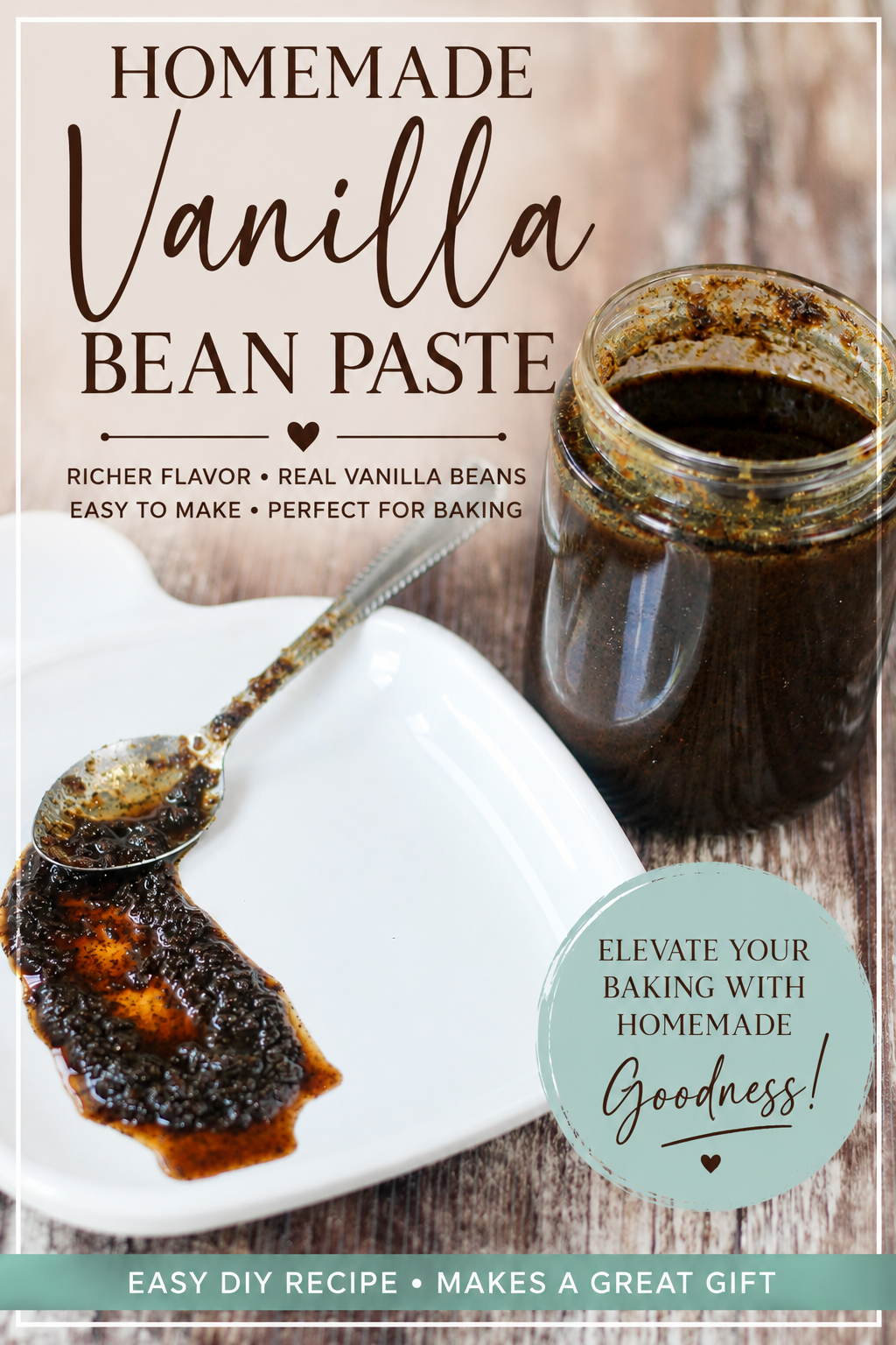 homemade vanilla bean paste