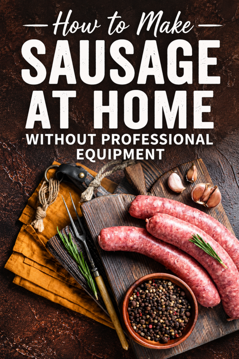 How to Make Sausage at Home Without Professional Equipment
