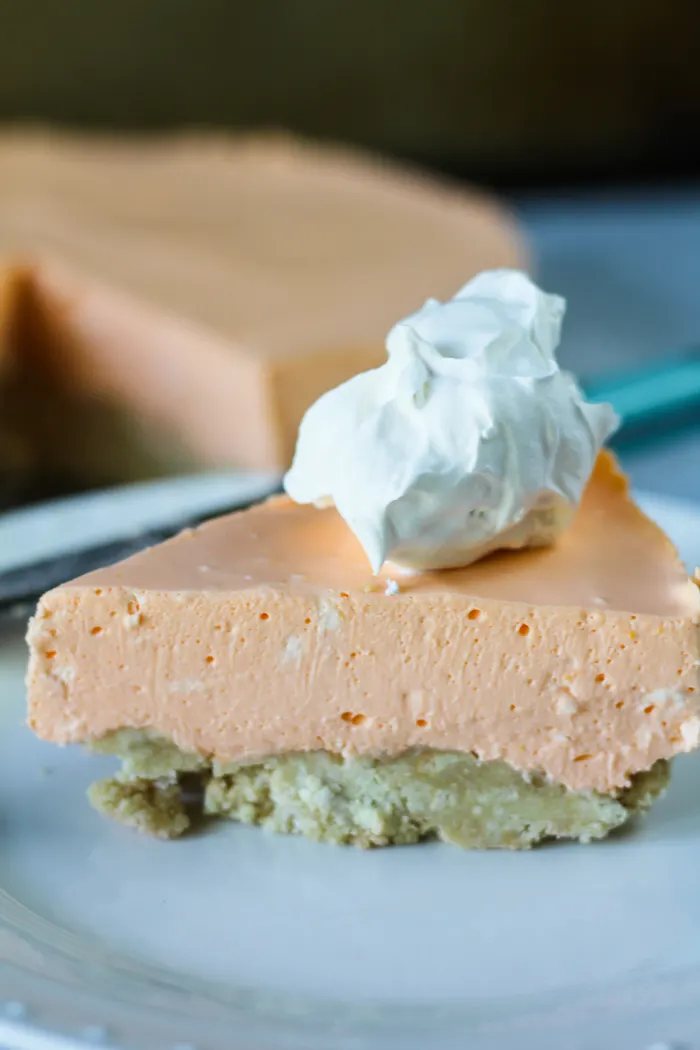 No-Bake Orange Creamsicle Cheesecake