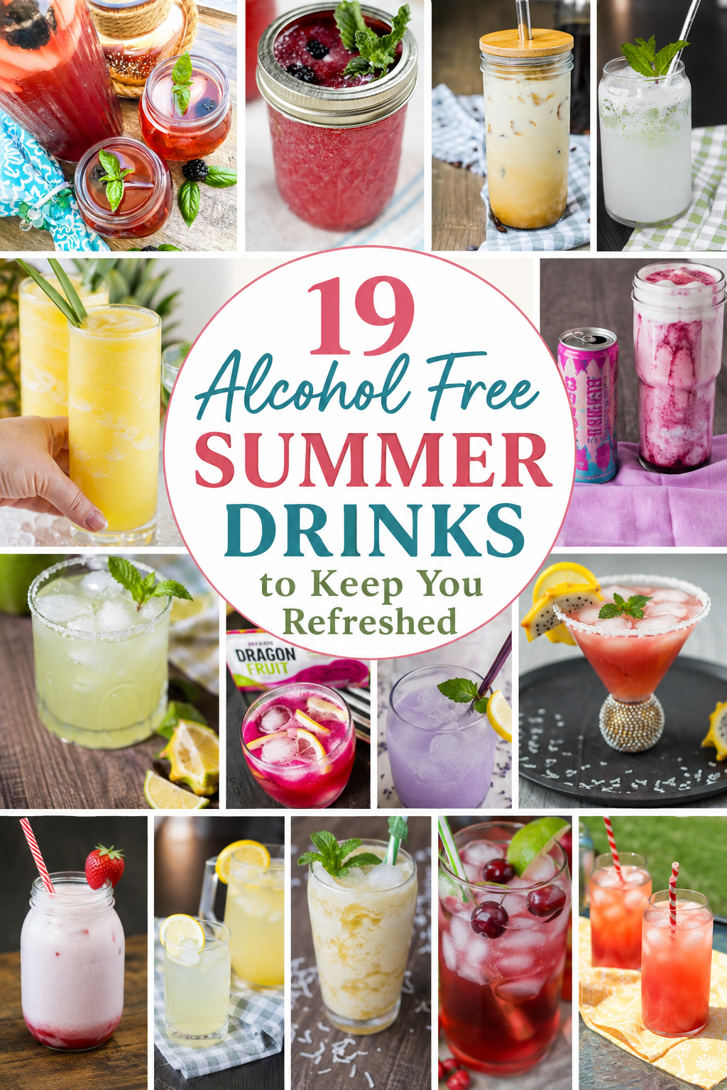 alcohol free summer drinks