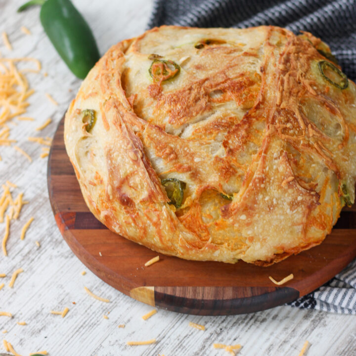 Jalapeno Cheddar Sourdough Bread
