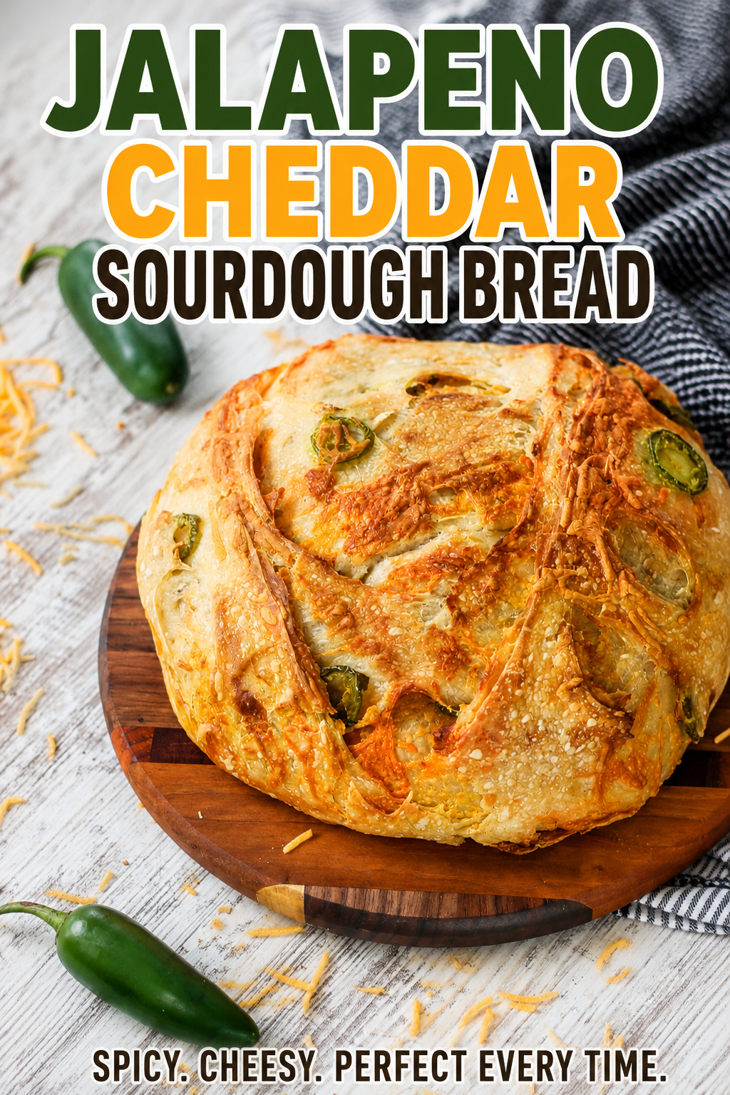 jalapeno cheddar sourdough bread