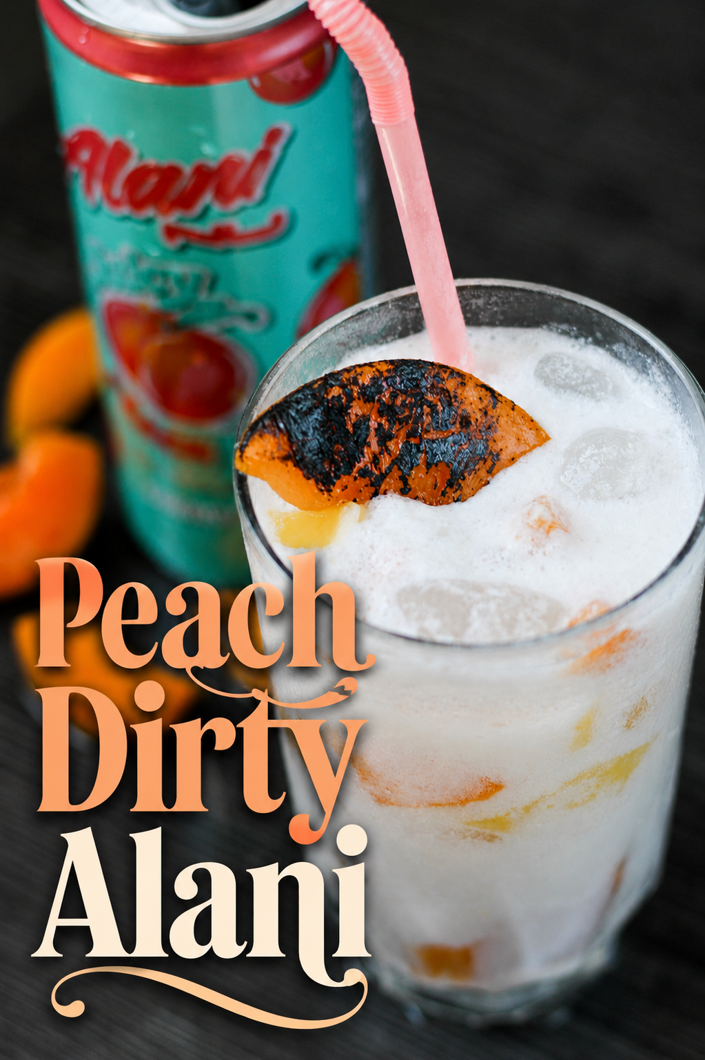 peach dirty soda