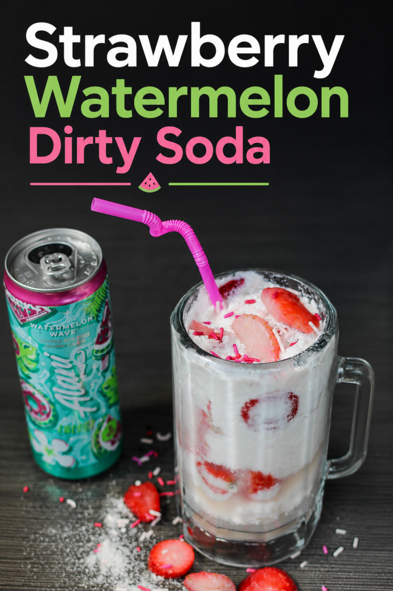 Strawberry Watermelon Dirty Soda