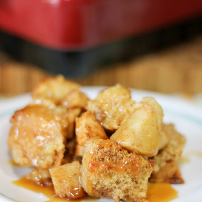Caramel Apple Bread Pudding