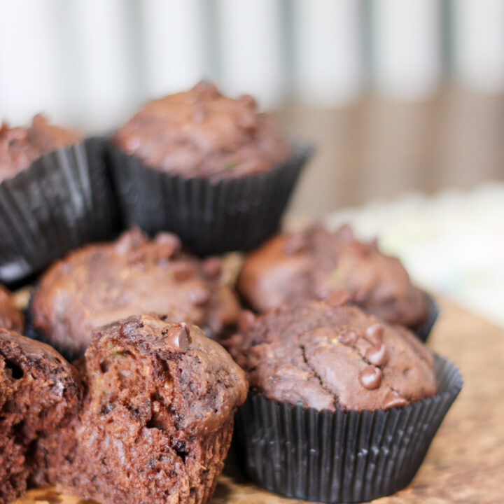 Chocolate Zucchini Muffins