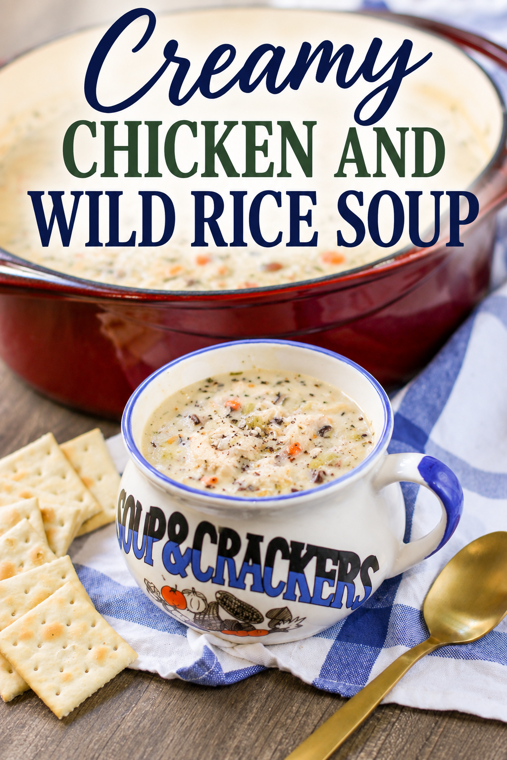 creamy chicken and wild rice soup