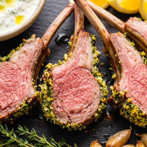 Herb Crusted Rack of Lamb