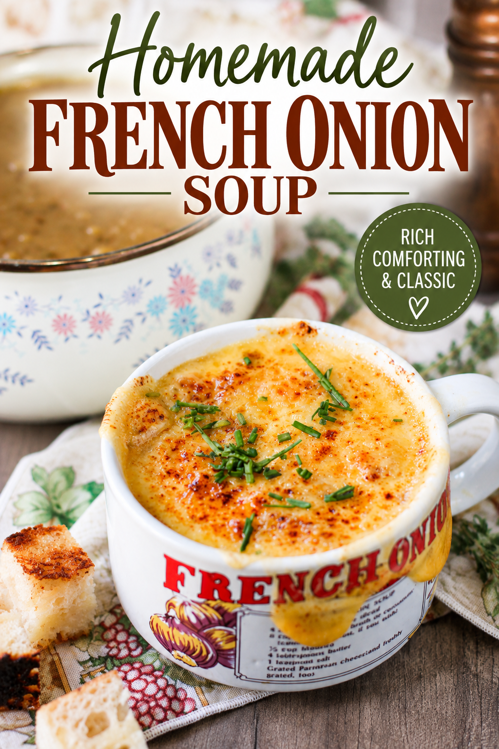 homemade french onion soup