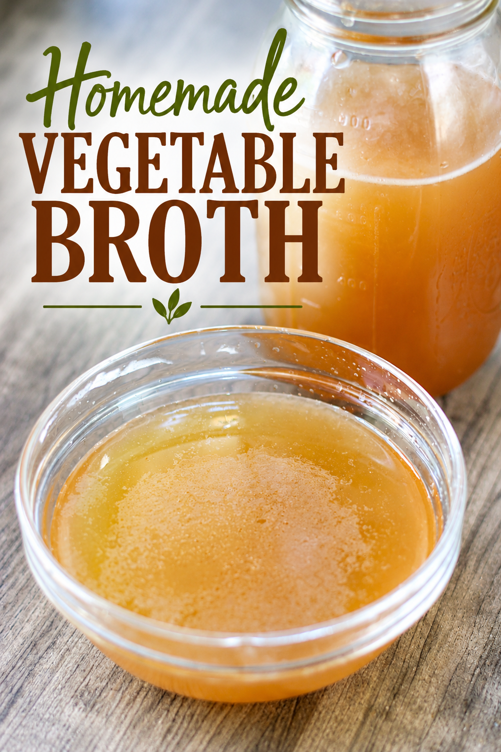 homemade vegetable broth