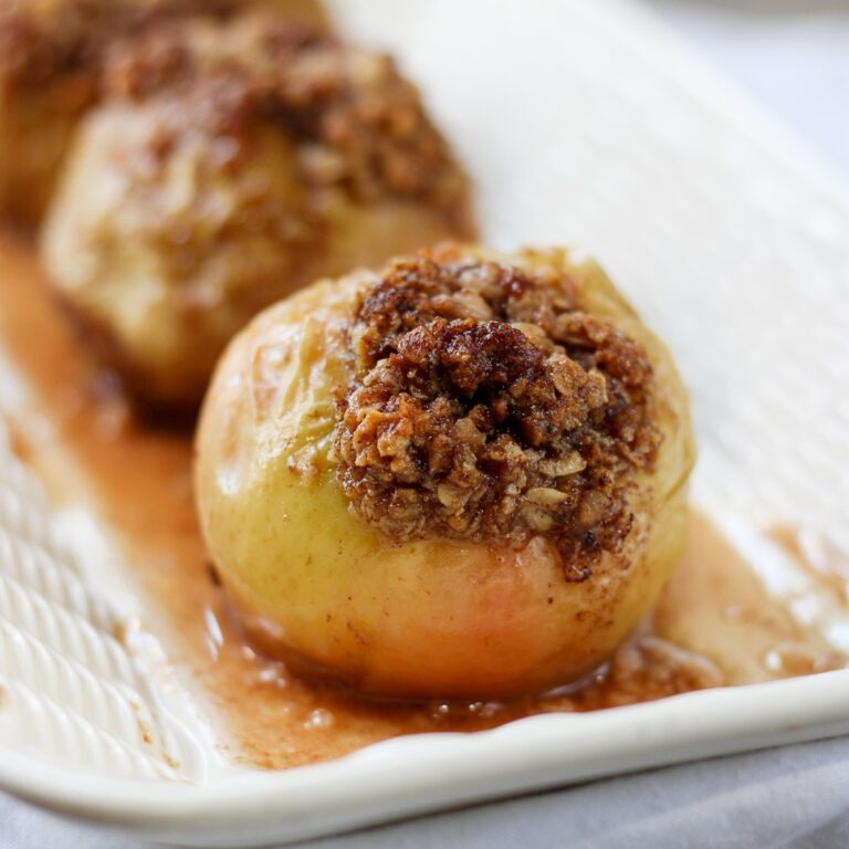 Southern Stuffed Baked Apples with Oats