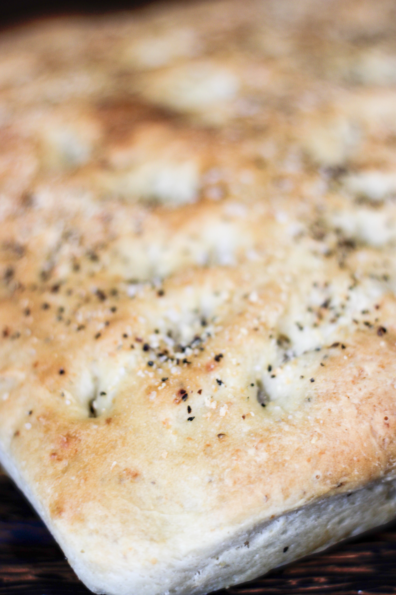 Copycat Panera Black Pepper Focaccia Bread
