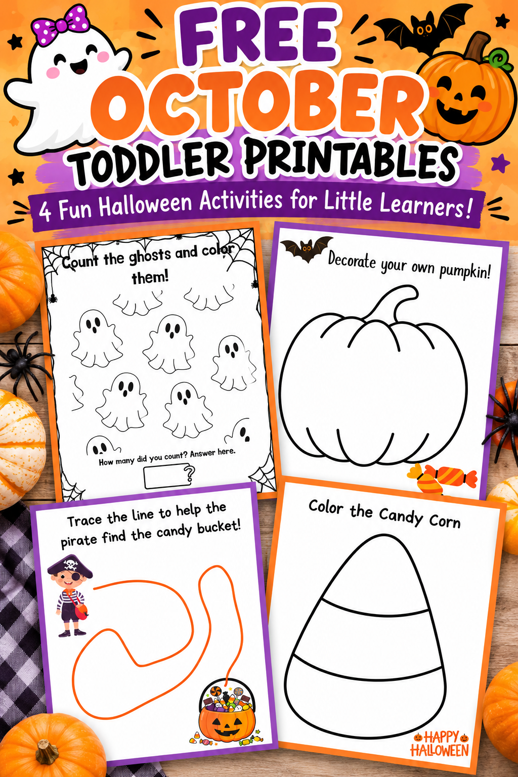 free october toddler printables