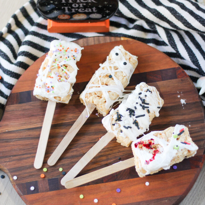 Spooky Mummy Krispie Pops