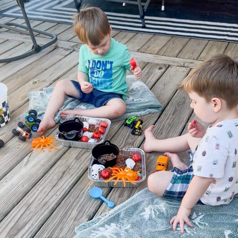 How to Create a Halloween Inspired Sensory Bin for Toddlers