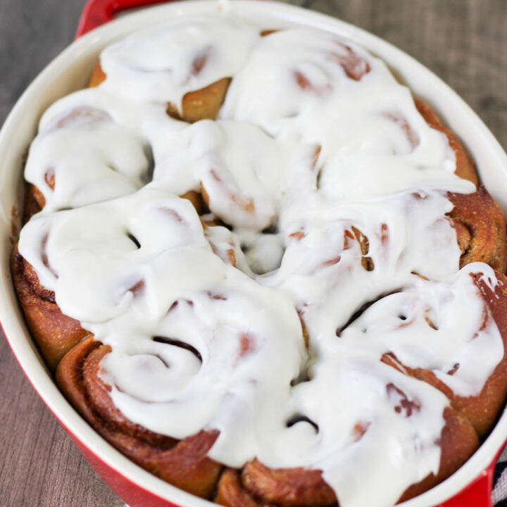 Sourdough Pumpkin Cinnamon Rolls